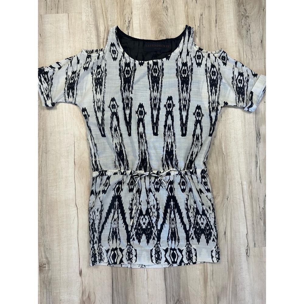 Leyendecker wool shirt dress